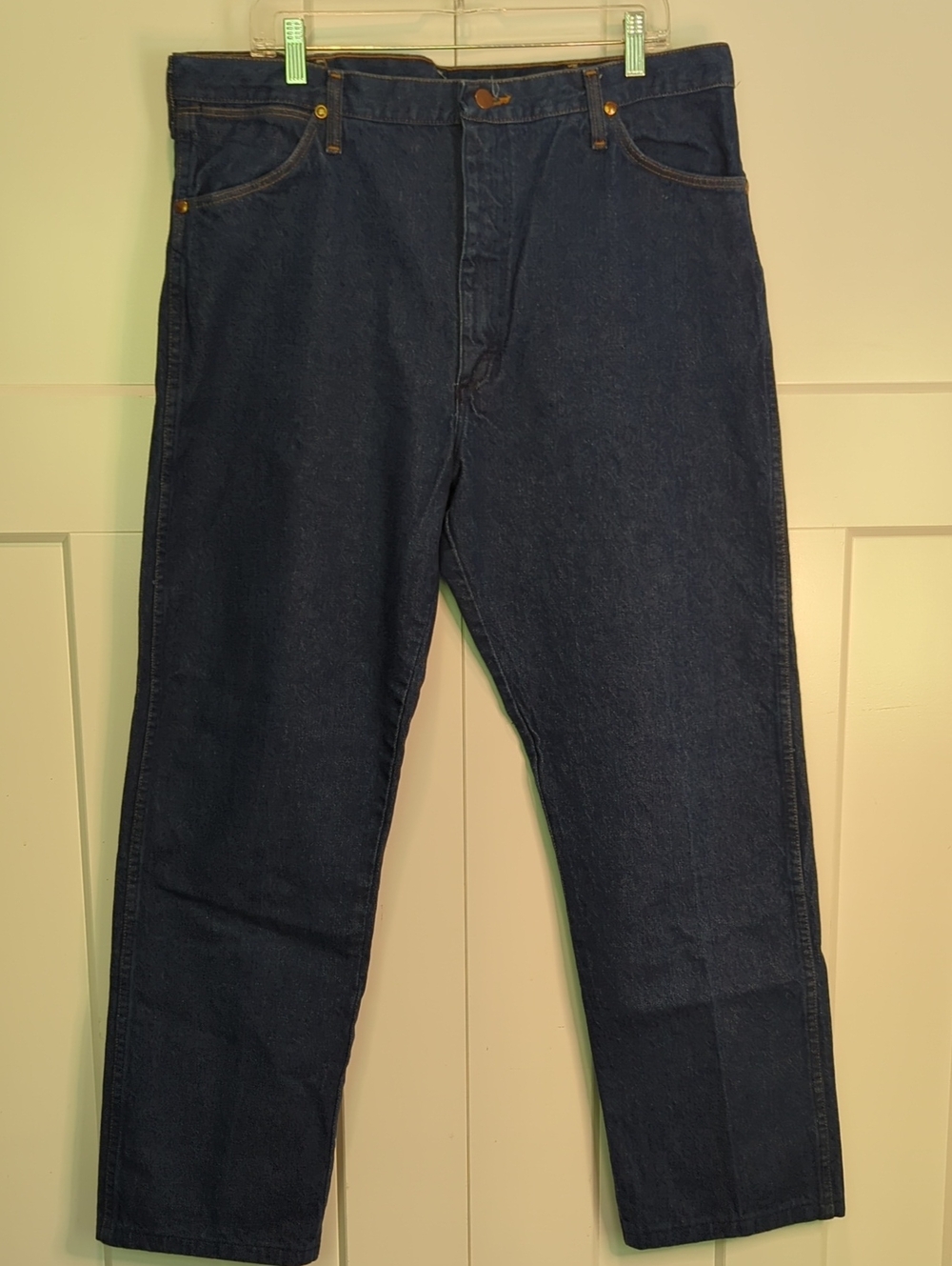 Vintage 1980s Wrangler Mens Cowboy Cut Jeans Waist Size 38 - Picture 7 of 8
